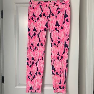 NWOT Lilly Pulitzer Pants; super cute with navy or Lilly pink.